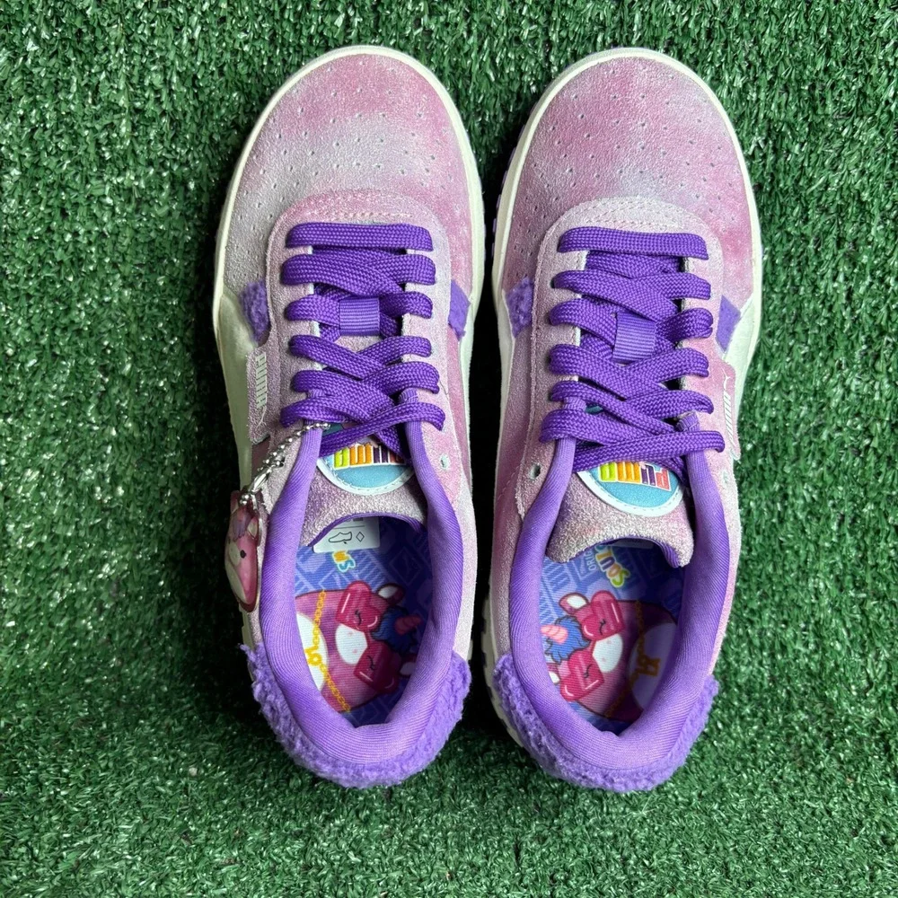 NEW Puma Cali Star Squishmallows Lola Suede Sneaker Purple Kids Sz 4.5(Womens 6)